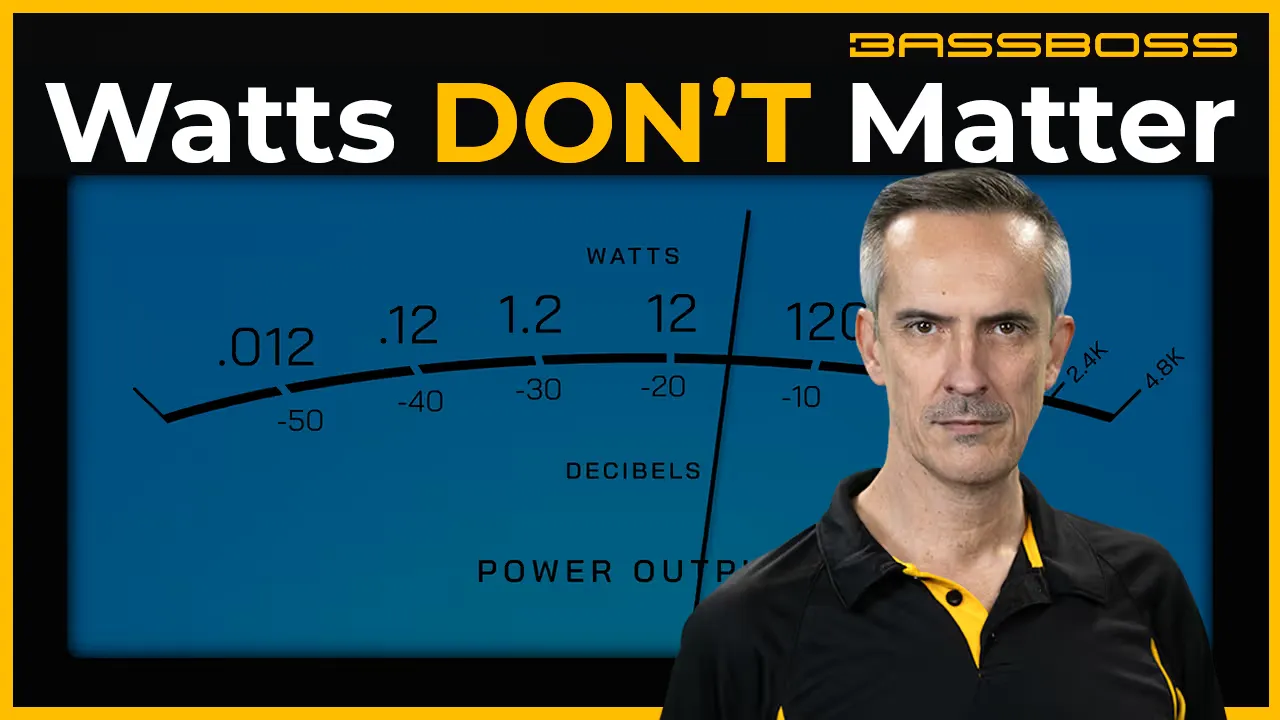 Why Watts Don't Matter - The Truth about Speaker Power
