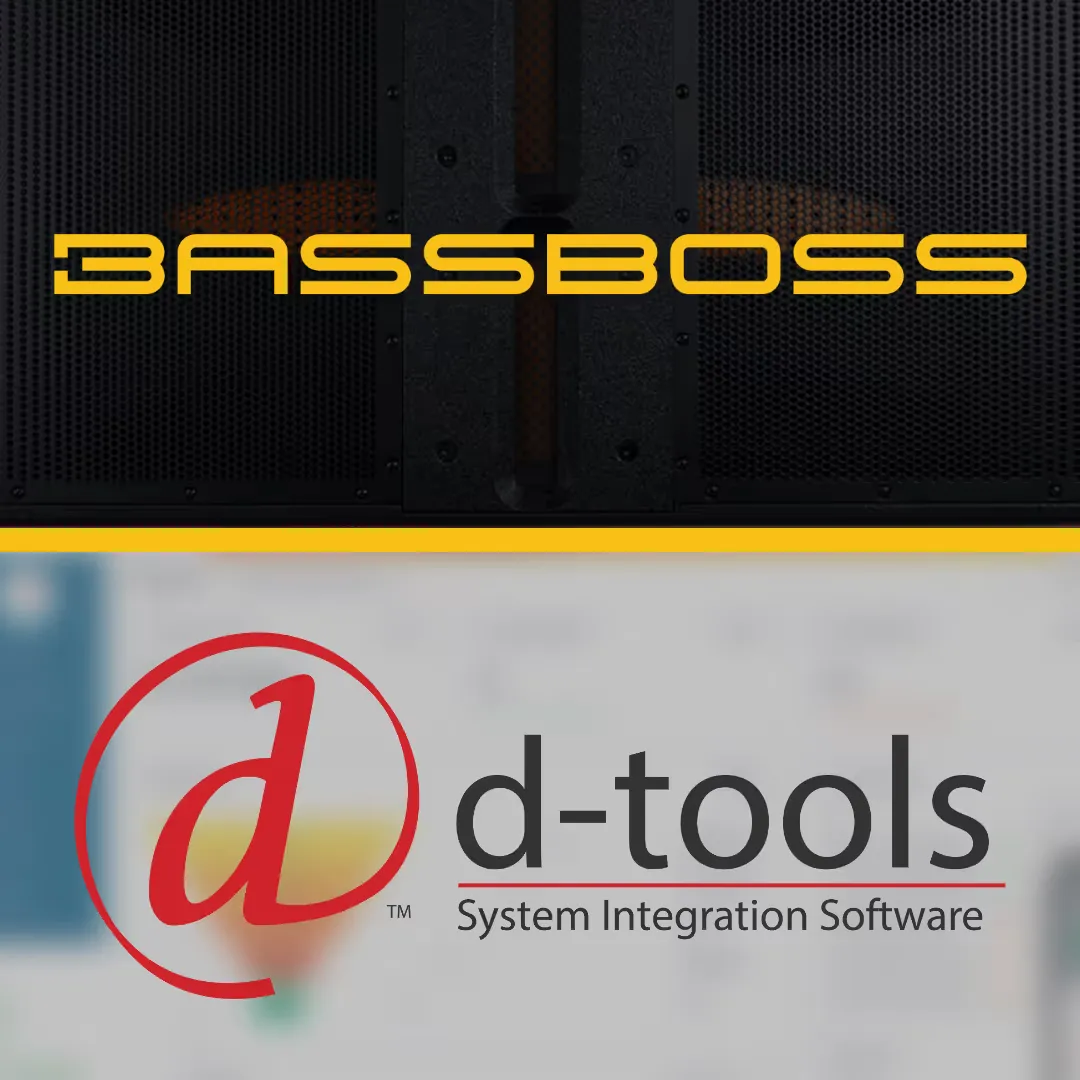 BASSBOSS Loudspeakers Now Integrated with D-Tools