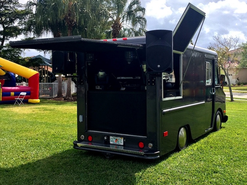 VS21 Subwoofer Installed in a Mobile DJ Truck